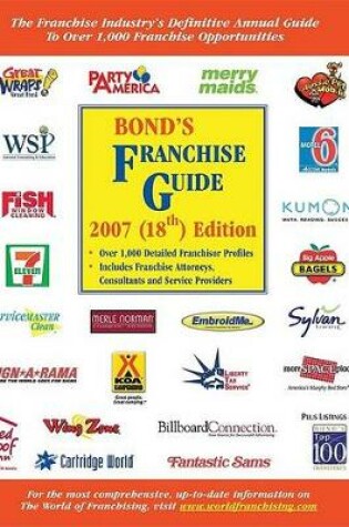 Cover of Bond's Franchise Guide, 2007