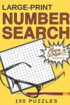 Book cover for Large Print Number Search Puzzles