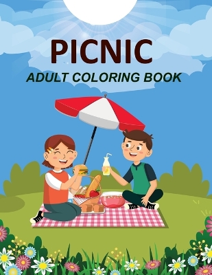 Book cover for Picnic Adult Coloring Book