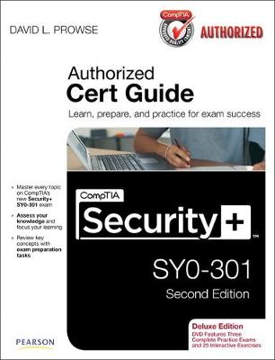 Cover of CompTIA Security+ SYO-301 Cert Guide, Deluxe Edition