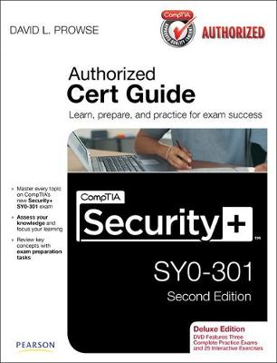 Book cover for CompTIA Security+ SYO-301 Cert Guide, Deluxe Edition