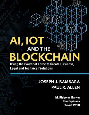 Book cover for AI, IoT and the Blockchain