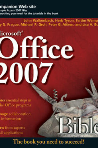 Cover of Office 2007 Bible