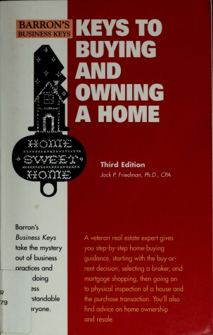Book cover for Buying and Owning a Home