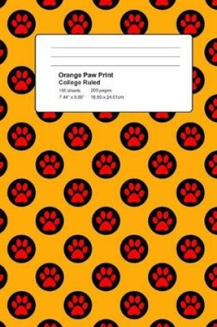 Cover of Orange Paw Print