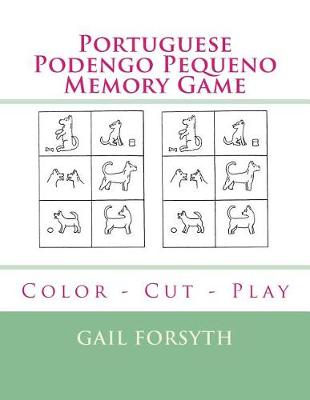 Book cover for Portuguese Podengo Pequeno Memory Game