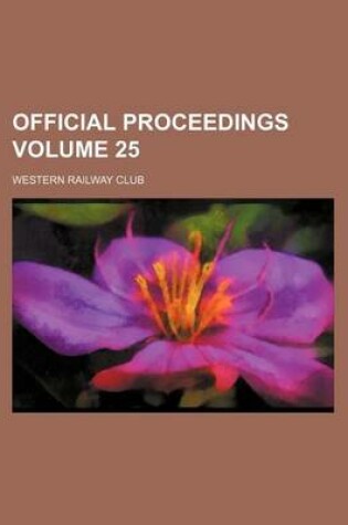 Cover of Official Proceedings Volume 25