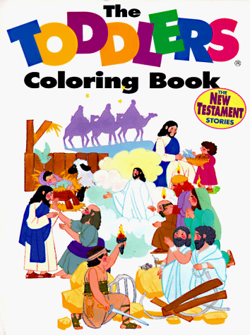 Book cover for Toddlers Bible Coloring Book