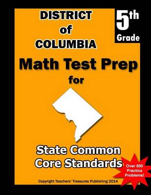 Book cover for District of Columbia 5th Grade Math Test Prep