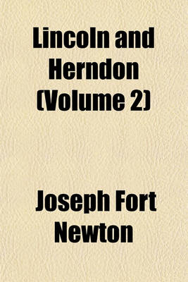 Book cover for Lincoln and Herndon (Volume 2)