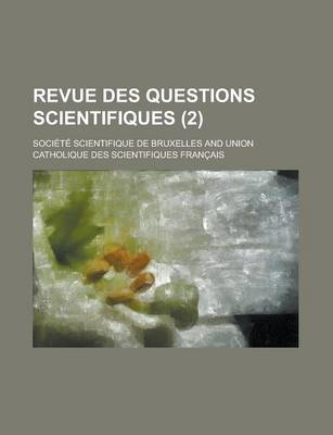 Book cover for Revue Des Questions Scientifiques (2)