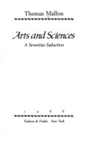 Cover of Arts and Sciences