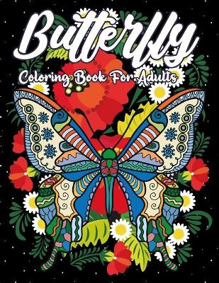 Book cover for Butterfly Coloring Book for Adults