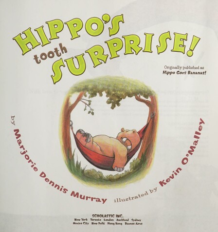 Book cover for Hippos Tooth Surprise