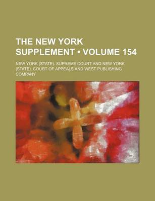 Book cover for The New York Supplement (Volume 154)