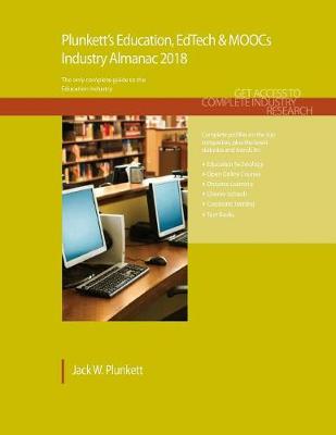 Cover of Plunkett's Education, EdTech & MOOCs Industry Almanac 2018
