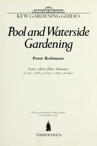 Cover of Pool and Waterside Gardening