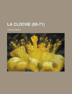 Book cover for La Cloche (60-71 )