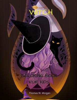 Book cover for Witch Coloring Book for Kids