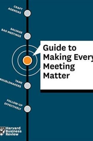 Cover of HBR Guide to Making Every Meeting Matter