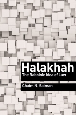 Cover of Halakhah