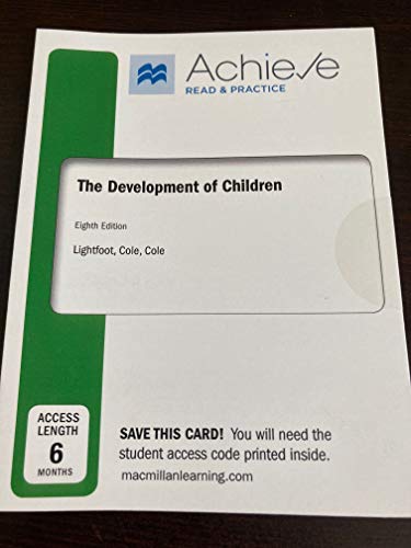 Book cover for Achieve Read & Practice for the Development of Children (1-Term Access)