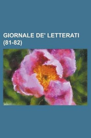 Cover of Giornale de' Letterati (81-82)