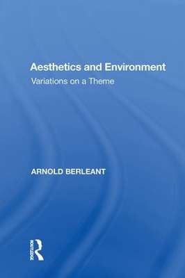 Book cover for Aesthetics and Environment