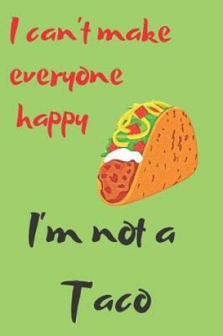Cover of Taco Lovers Blank Lined Journal Notebook