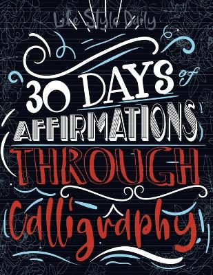 Book cover for Calligraphy Workbook with Affirmations