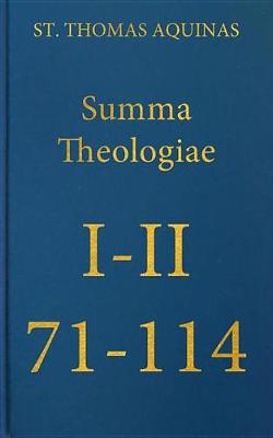 Book cover for Summa Theologiae I-II, 71-114