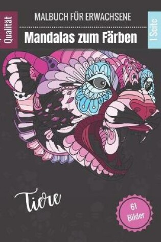 Cover of Tierfarben-Mandalas - Malbuch