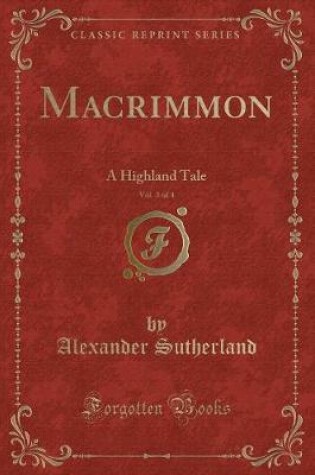 Cover of Macrimmon, Vol. 3 of 4