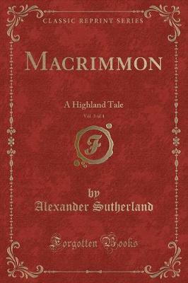 Book cover for Macrimmon, Vol. 3 of 4