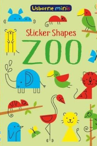 Cover of Sticker Shapes Zoo x 5 pack