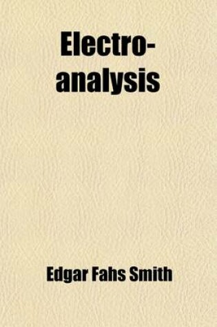 Cover of Electro-Analysis