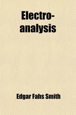 Book cover for Electro-Analysis