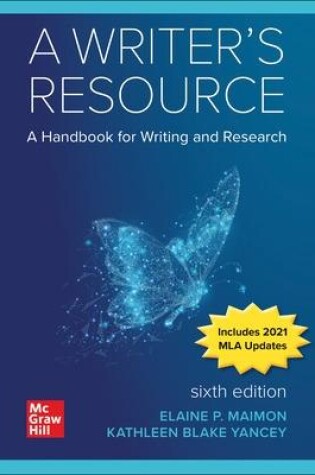 Cover of A Writer's Resource 2021 MLA Update