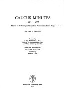 Book cover for Caucus Minutes, 1901-49