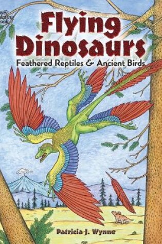 Cover of Flying Dinosaurs Coloring Book