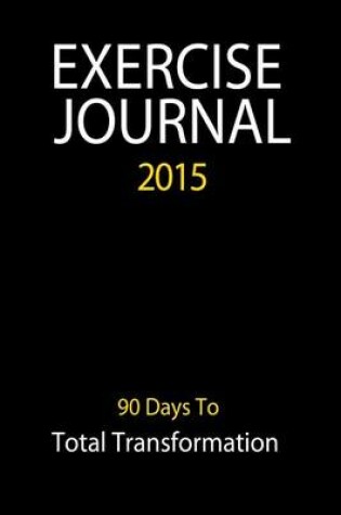 Cover of Exercise Journal 2015 - Black