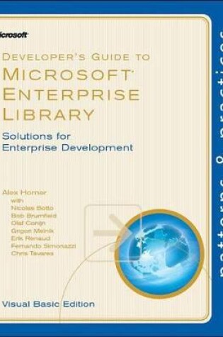 Cover of Developer's Guide to Microsoft Enterprise Library, Visual Basic Edition