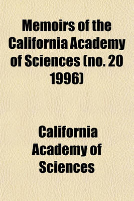 Book cover for Memoirs of the California Academy of Sciences (No. 20 1996)