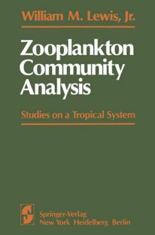 Cover of Zooplankton Community Analysis