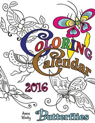 Cover of Coloring Calendar 2016