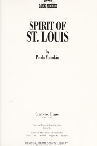 Cover of Spirit of St. Louis