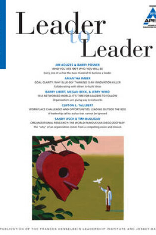 Cover of Leader to Leader, Volume 83, Winter 2016