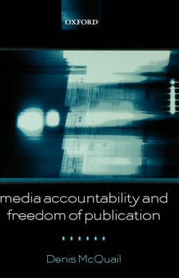 Book cover for Media Accountability and Freedom of Publication