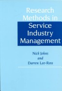 Book cover for Research Methods in Service Industry Management