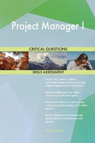 Cover of Project Manager I Critical Questions Skills Assessment